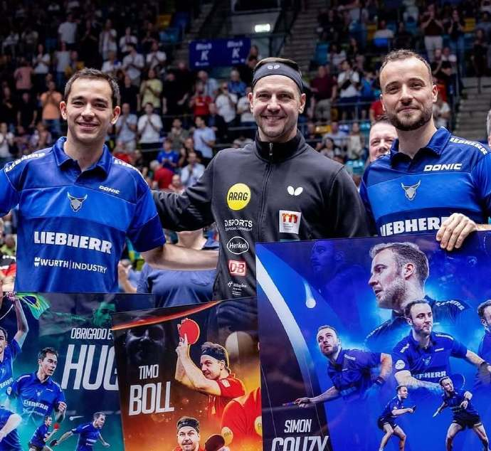 波兰乒乓球队轻取德国乒乓球队，波尔三分雨点燃全场