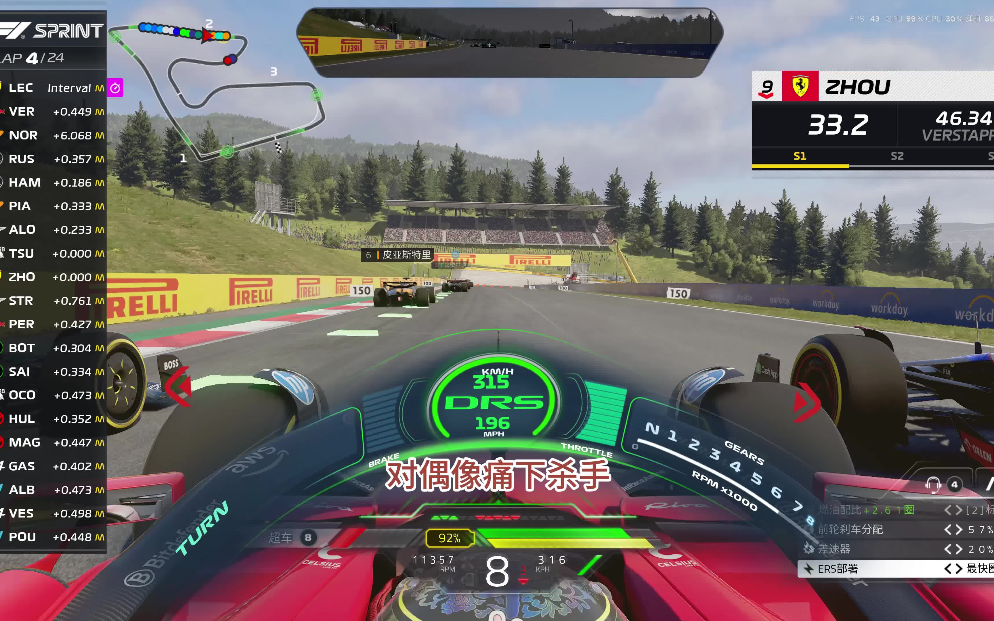 红牛车队翻盘梅赛德斯,周冠宇扛起全队 红牛车队翻盘梅赛德斯,周冠宇扛起全队